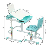 Kids Table and Chair Set Height Adjustable Kids Study