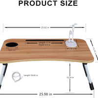 Lap Desk Laptop Bed Desk Portable Foldable Bed Table Tray