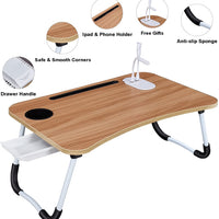 Lap Desk Laptop Bed Desk Portable Foldable Bed Table Tray