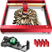 Laser Engraver with RA2 Pro 4-in-1 Rotary I DIY Laser Cutter
