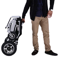 Lightweight Foldable Electric Wheelchair Compact Portable