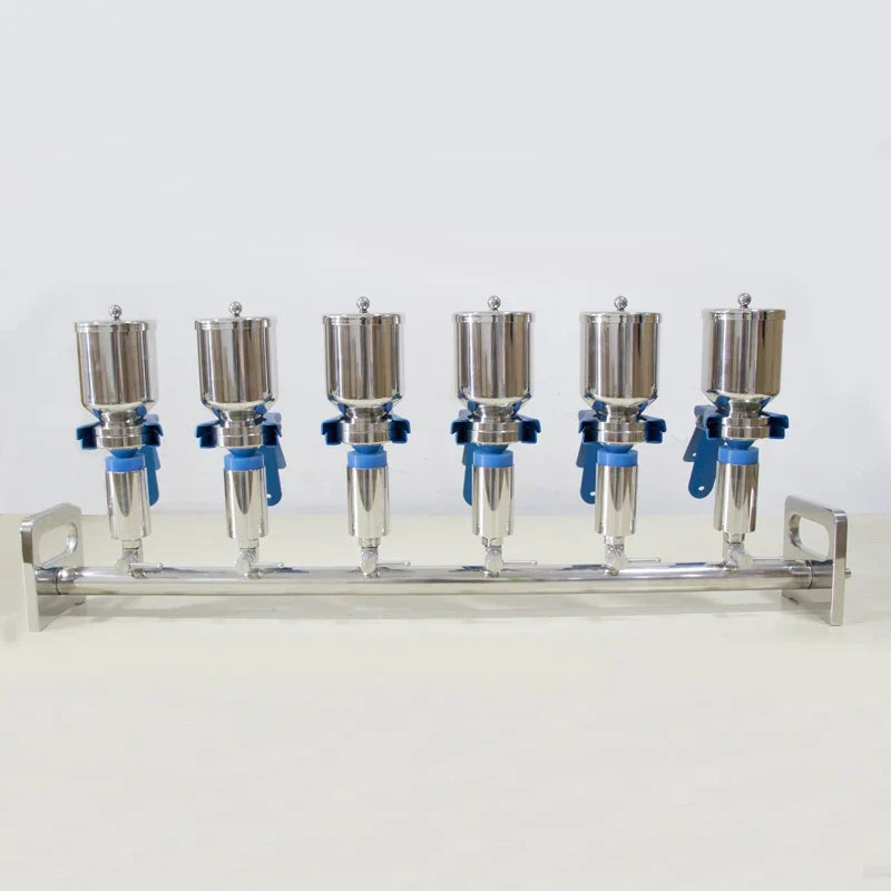 3 / 6-branch Stainless Steel Solvent Filter/manifold Vacuum Filtration