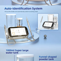 Two-in-One PT MASTER Dental Scaler & Air Polisher with LED Light – Wireless Pedal Control, Scaling & Sandblasting Machine