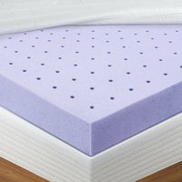 Mattress Topper Memory Foam Lavender CertiPUR-US Certified