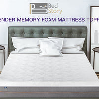 Mattress Topper Memory Foam Lavender CertiPUR-US Certified