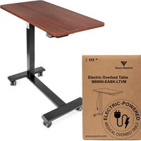 Medical Electric Over The bed Bedside Table with Wheels