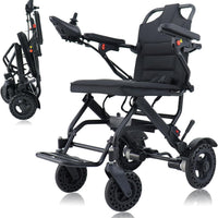 Meubon Lightweight Electric Wheelchairs for Adults I Travel