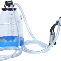 Meubon Milking Machine Bucket,Portable Transparent 32L Cow