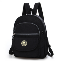 Mini Backpack Women Purse Nylon Shoulder Rucksack Small