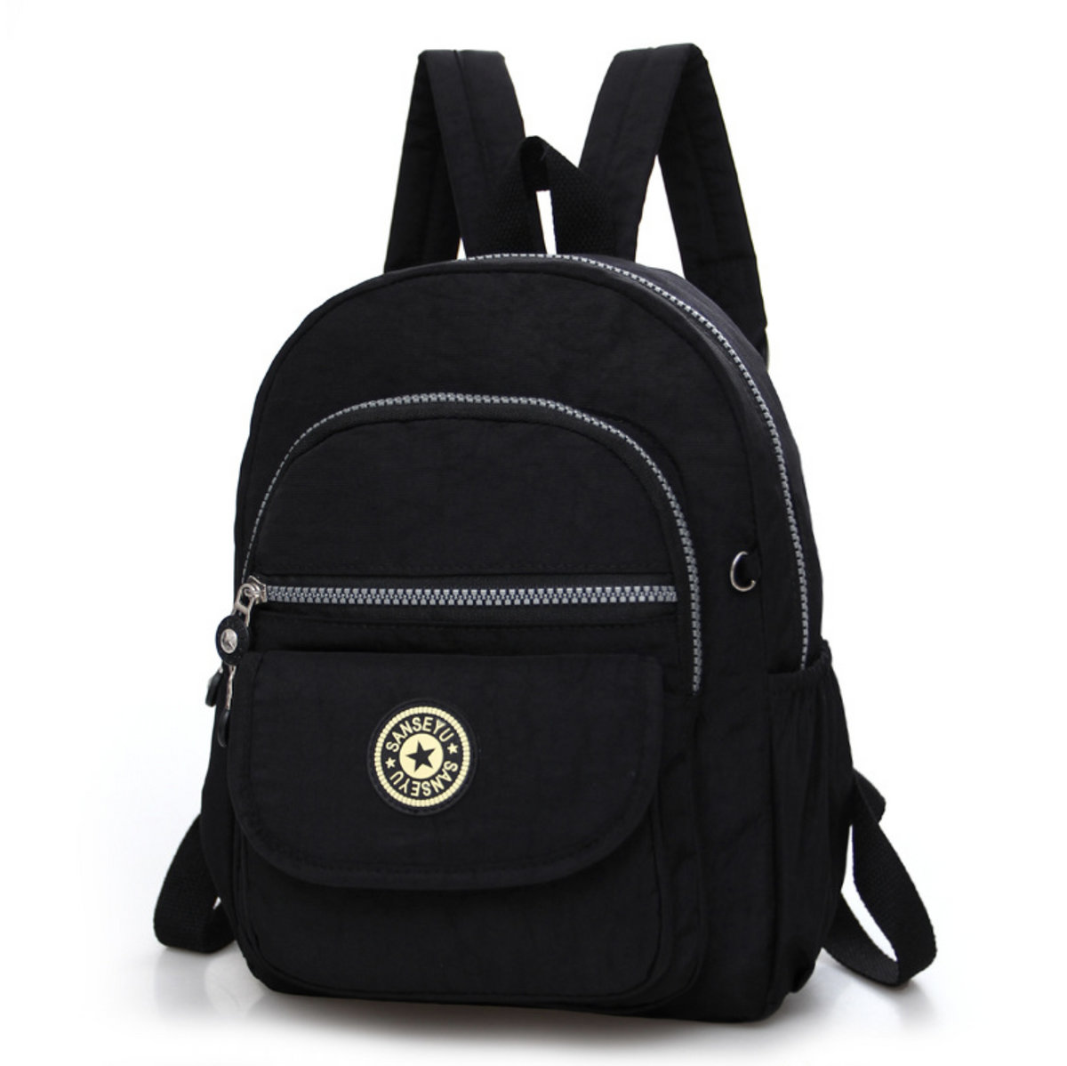 Mini Backpack Women Purse Nylon Shoulder Rucksack Small