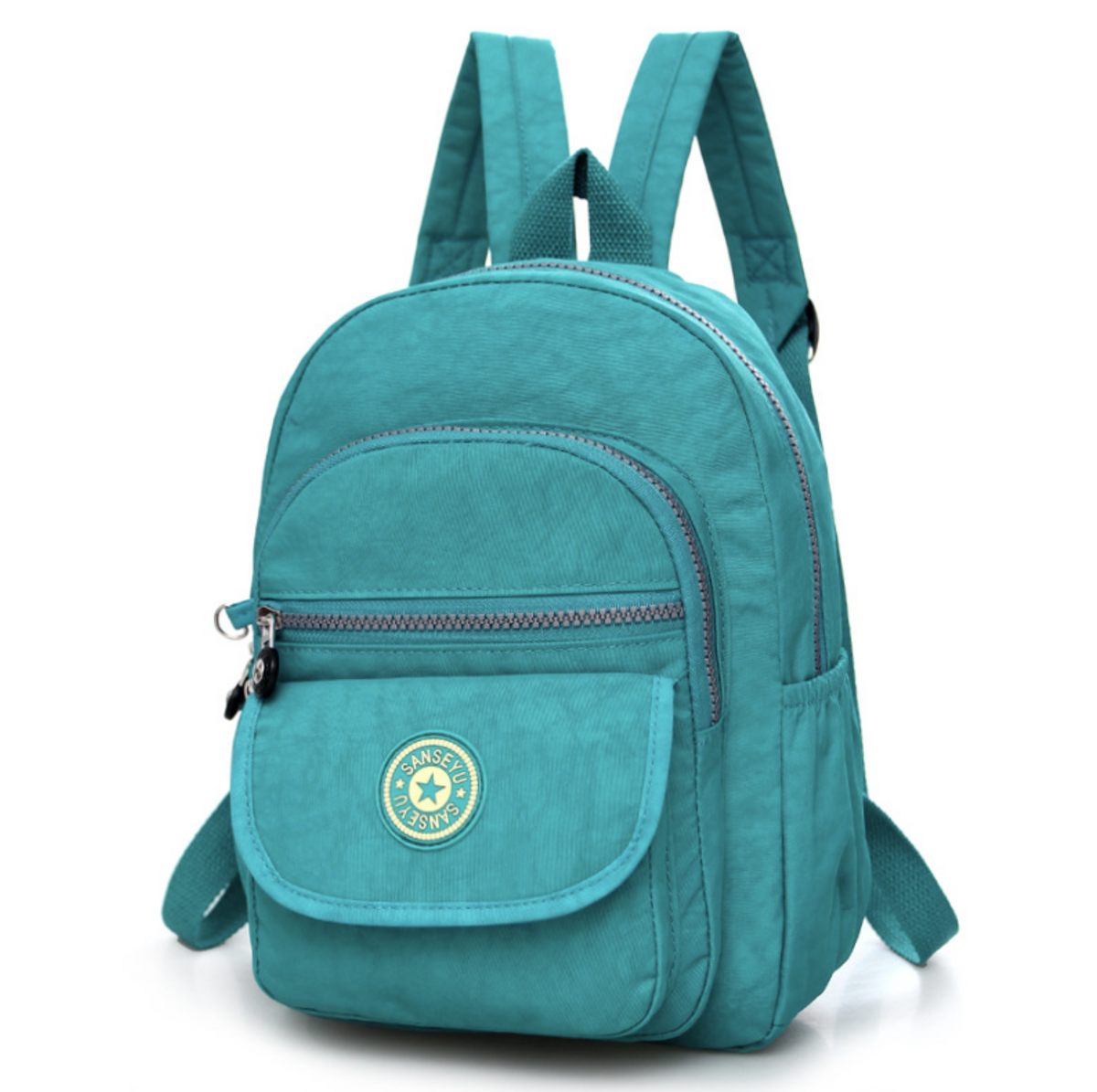 Mini Backpack Women Purse Nylon Shoulder Rucksack Small
