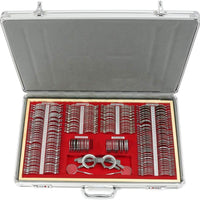 Optical Trial Lens Set I Metal Rim Optometry Kit Case