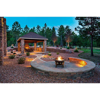 Outland Portable 24 Fire Pits Outdoor Wood Burning - Weather