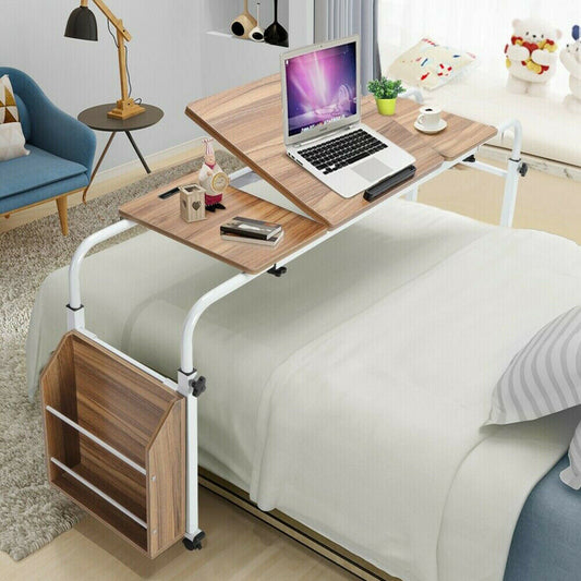 OverBed Hospital Computer Table Rolling Adjustable Laptop