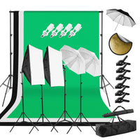 Photography Studio Lighting Kit Upgraded 100%Polyester