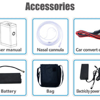 Portable 1L-3L Continuous Flow/1L-3L Pulse Flow Oxygen