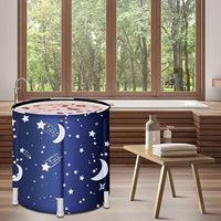 Portable Bathtub Japanese Soaking Freestanding Folding &