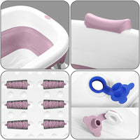 Portable Foldable Bathtub For Adults Children 54 - 54 inches