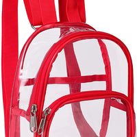 Clear Mini Backpack Stadium Approved, Water proof Transparent Backpack