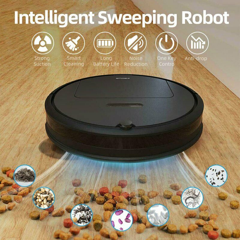 Robot Vacuum Cleaner Auto Cleaning Microfiber Mop Floor