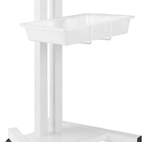Rolling Equipment Cart I Steel I White