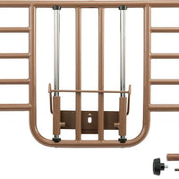 Meubon Semi-Electric Hospital Bed Package with Mattress and Half Rails I Comfort and Safety Guaranteed
