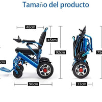 Folding Electric Powered Mobility Wheelchair: Lightweight, Motorized, and Convenient I Moel M3411230