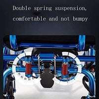 Folding Electric Powered Mobility Wheelchair: Lightweight Motorized Wheel Chair for Enhanced Freedom