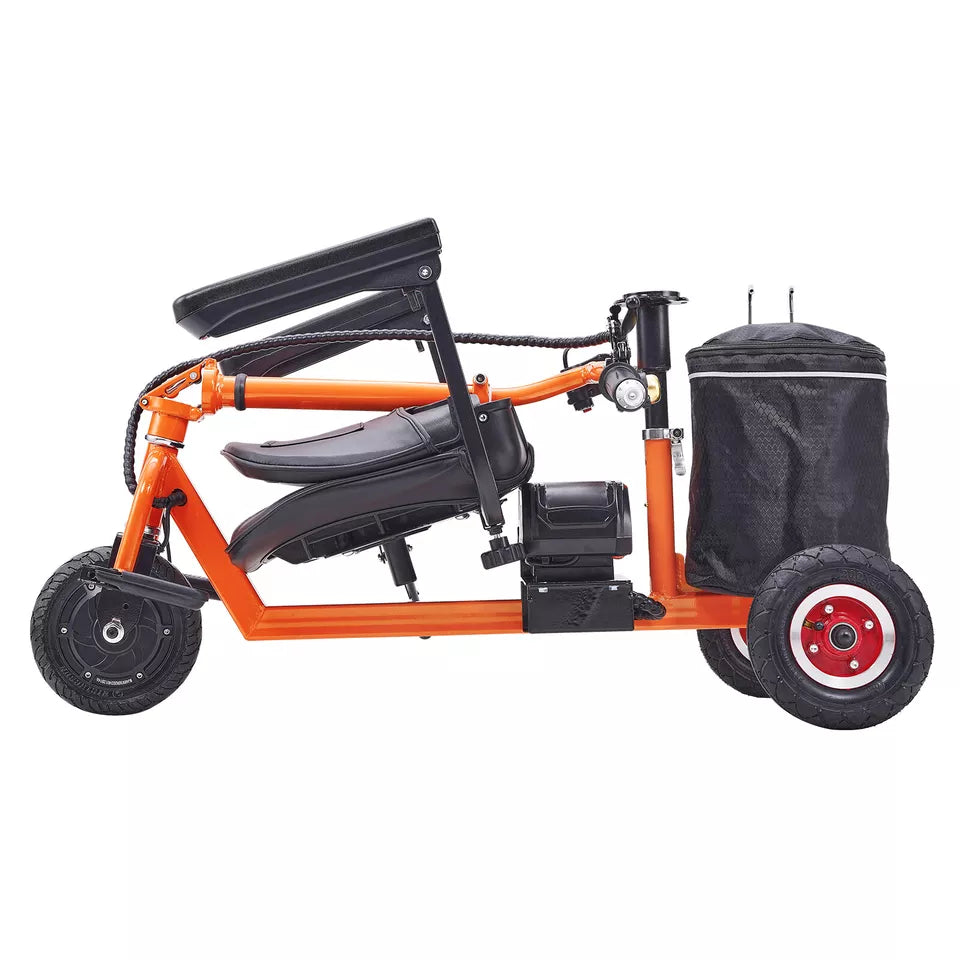 Portable 3-Wheel Mobility Scooter for Seniors - 12 Mile Range, 330 lbs Capacity