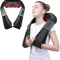 Shiatsu Neck and Back Massager with Soothing Heat Electric