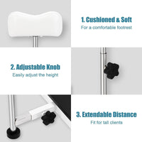 Complete Pedicure Station: Nail Tech Stool, Foot Bath, Salon Spa - Beauty Supply Essential