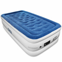 TWIN Durable Air Mattress Built-in Quick Pump with Storage