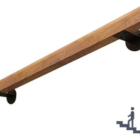 Wood staircase railing Handrails Safety Non-Slip for Indoor