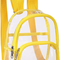 Clear Mini Backpack Stadium Approved, Water proof Transparent Backpack